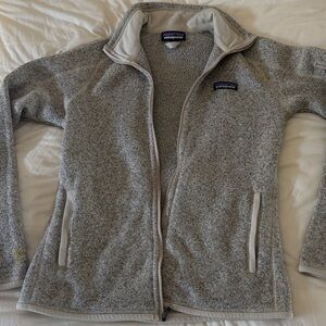 Patagonia Heather Gray Zip-Up Jacket